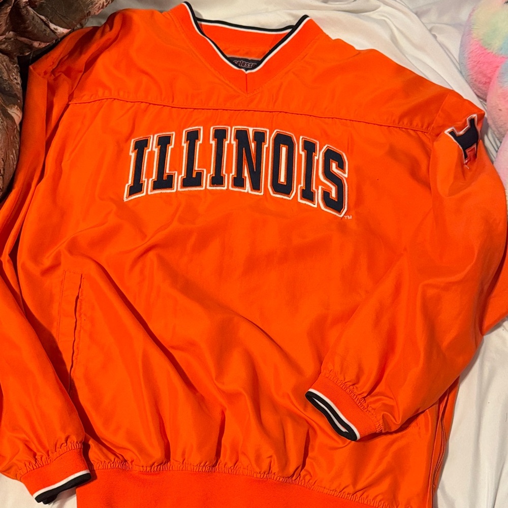 Colosseum Bright Orange Athletic Pullover